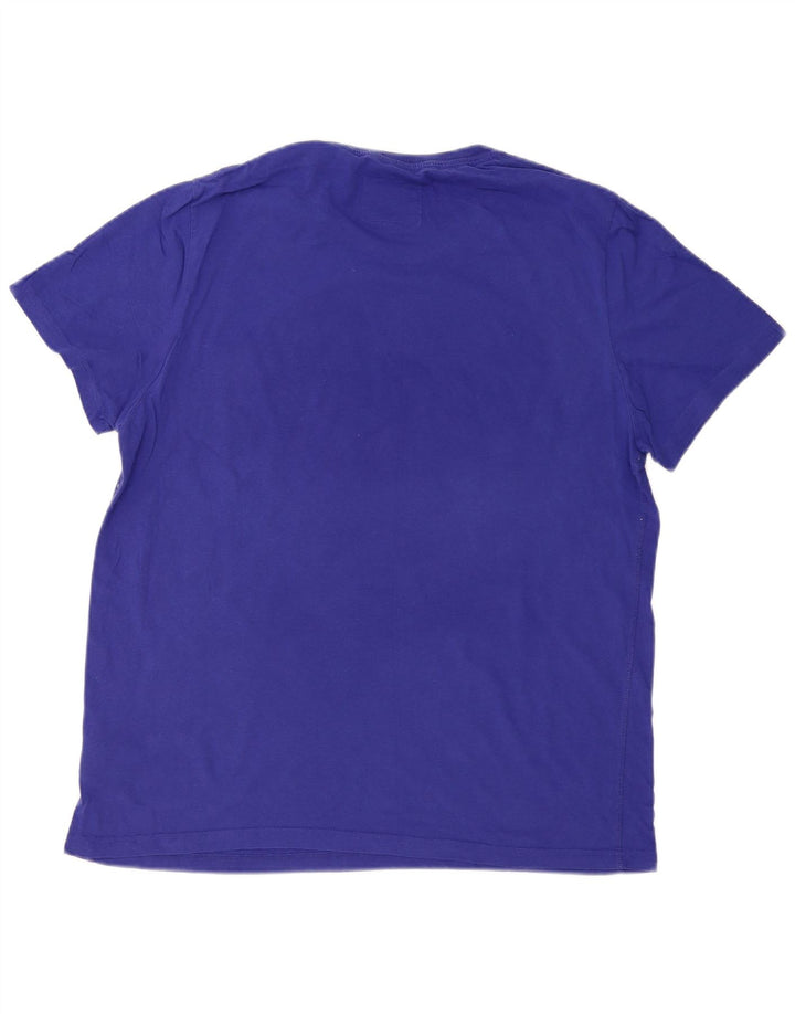 Superdry Camiseta gráfica para hombre Top 2XL Algodón azul