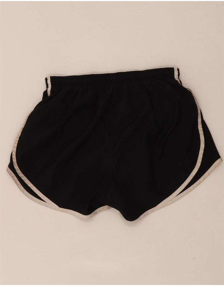 Nike - Pantalones cortos deportivos Dri Fit para mujer, talla 10, poliéster negro pequeño