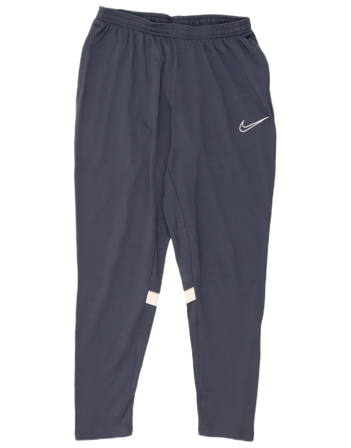 NIKE Pantalón de chándal Dri Fit para hombre, talla grande, color azul marino