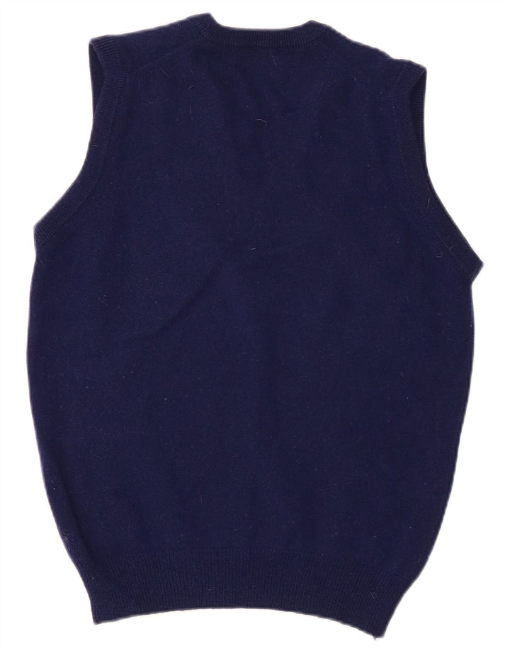 Lyle & Scott - Camiseta sin mangas para hombre, talla pequeña, lana de cordero azul marino