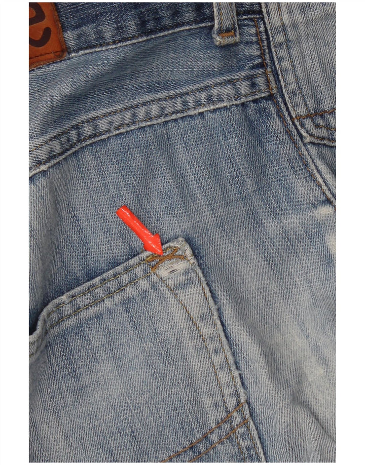 Lee Bermudas para Hombre Pantalones Cortos de Mezclilla W34 Algodón Azul Grande