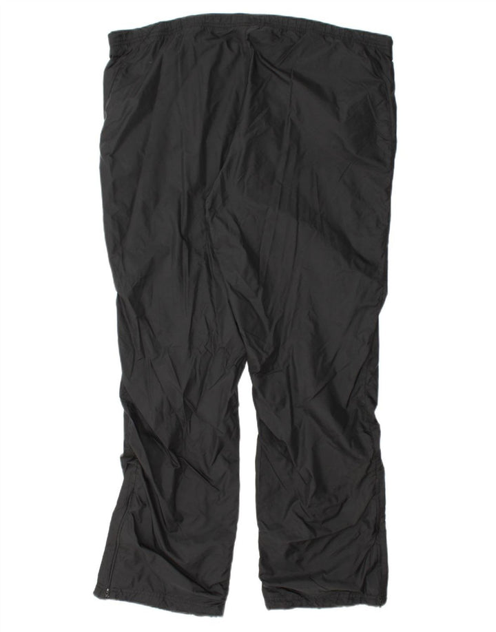 PUMA Pantalones de chándal para hombre, talla grande, nailon negro