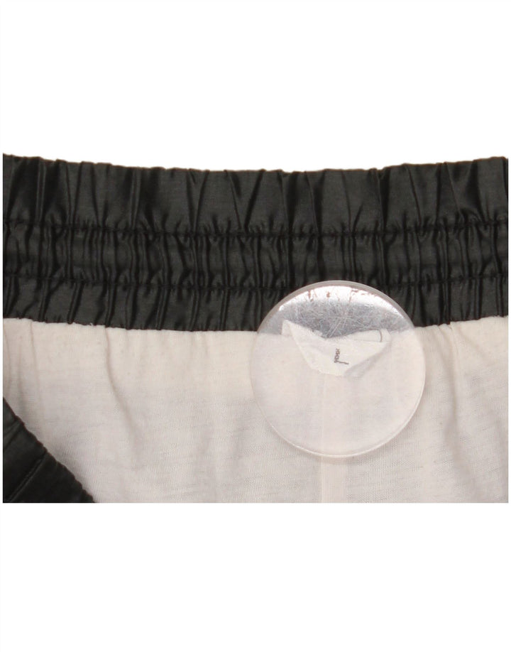 VINTAGE Pantalones de chándal para hombre Joggers Large Black Colourblock