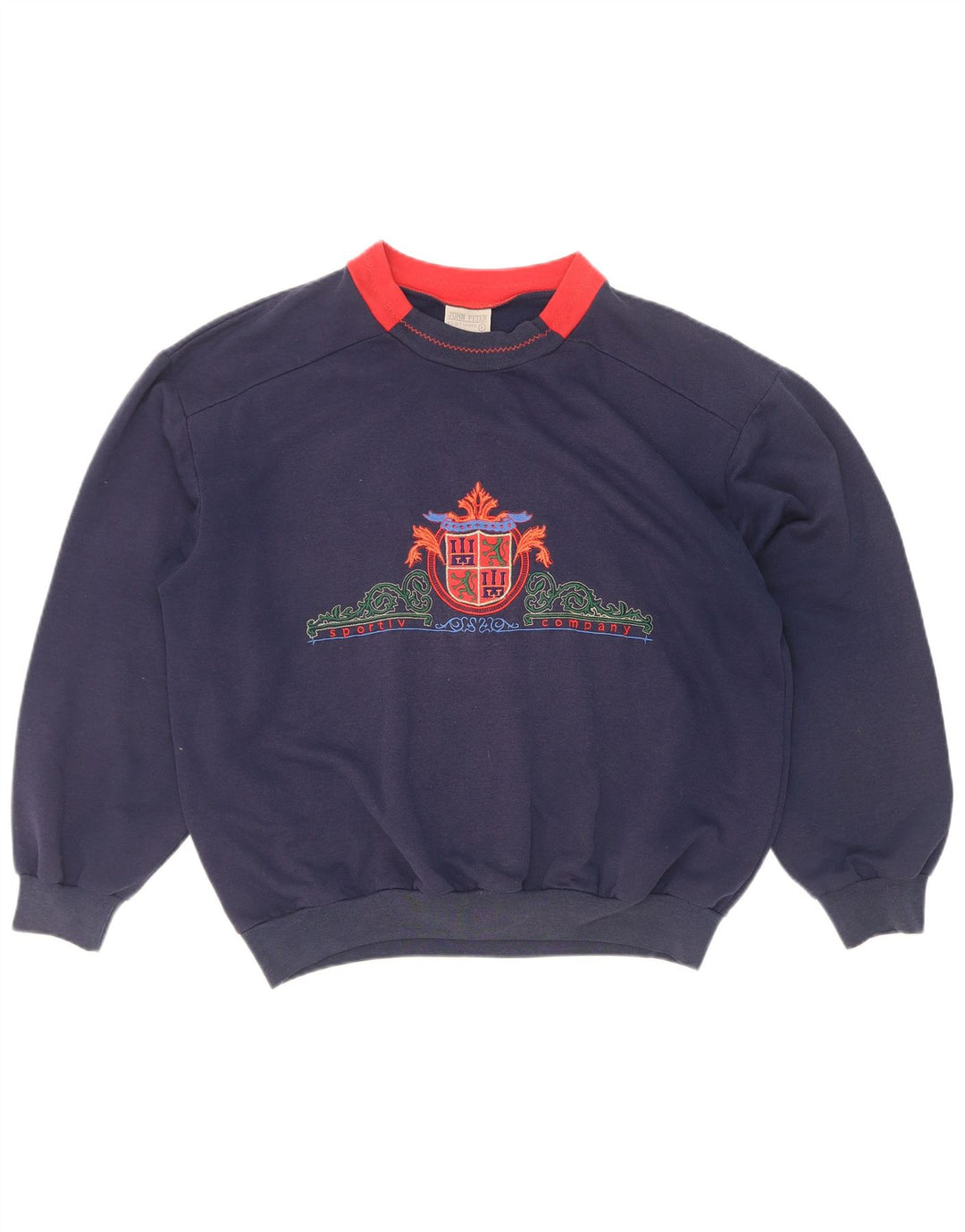 John Peter - Sudadera para mujer, talla 40, talla grande, color azul marino