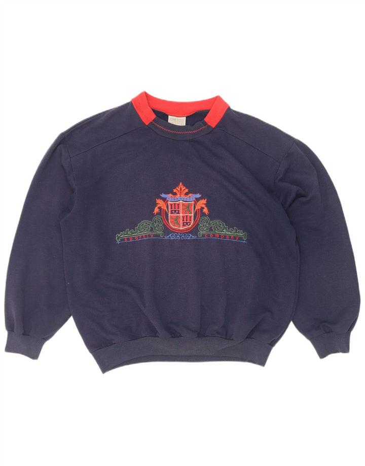 John Peter - Sudadera para mujer, talla 40, talla grande, color azul marino