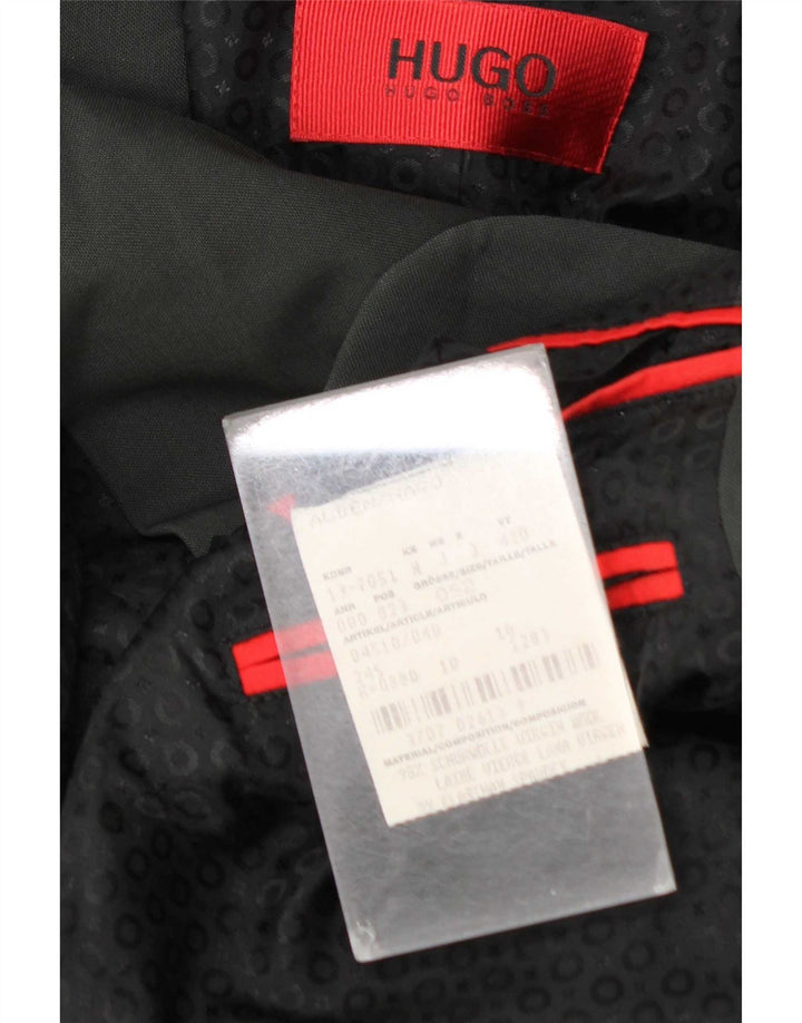 Hugo Boss Chaqueta tipo blazer de 2 botones para hombre EU 52 XL Lana gris