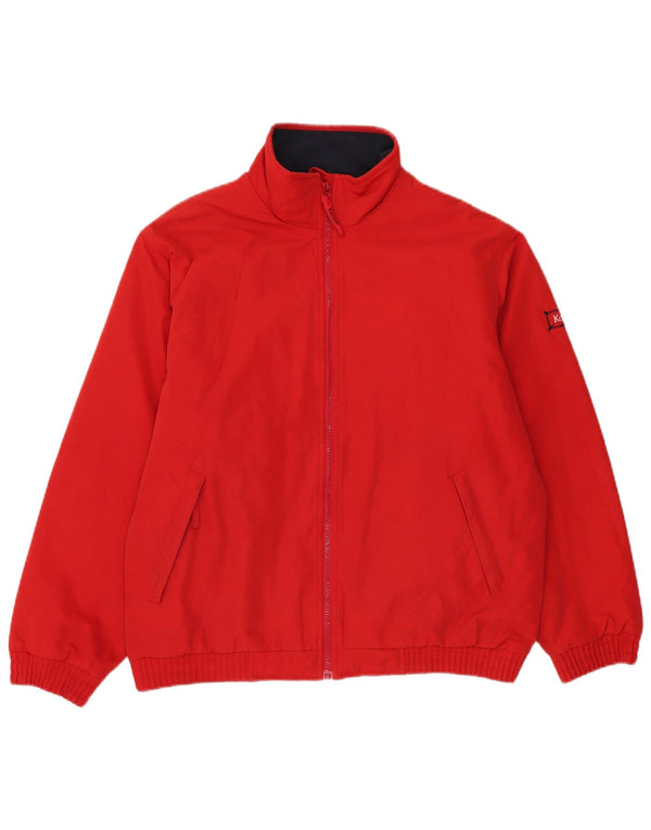 Kartel Chaqueta Bomber para Hombre UK 38 Mediano Rojo Poliéster