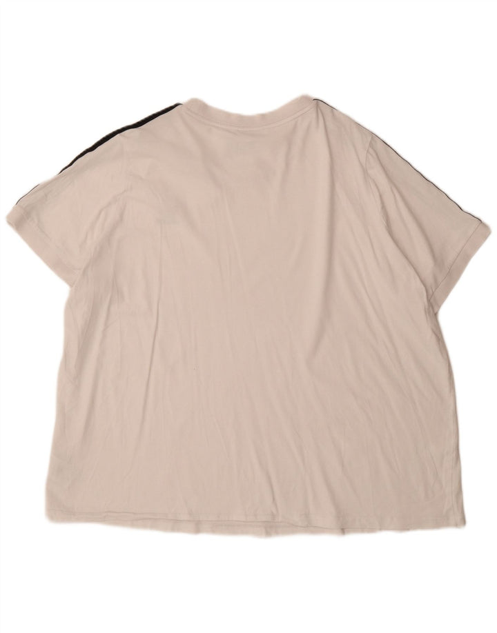 Camiseta ADIDAS Mujer Top UK 32/34 4XL Blanco Algodón