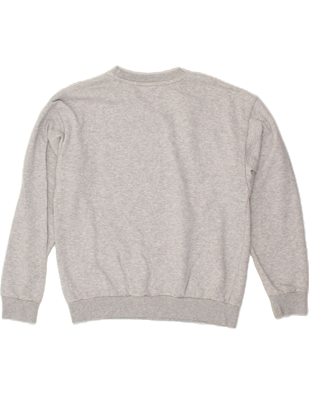 PUMA Womens Graphic Sweatshirt Jumper UK 14 Medium Grey Cotton Vintage Puma and Second-Hand Puma from Messina Hembry 