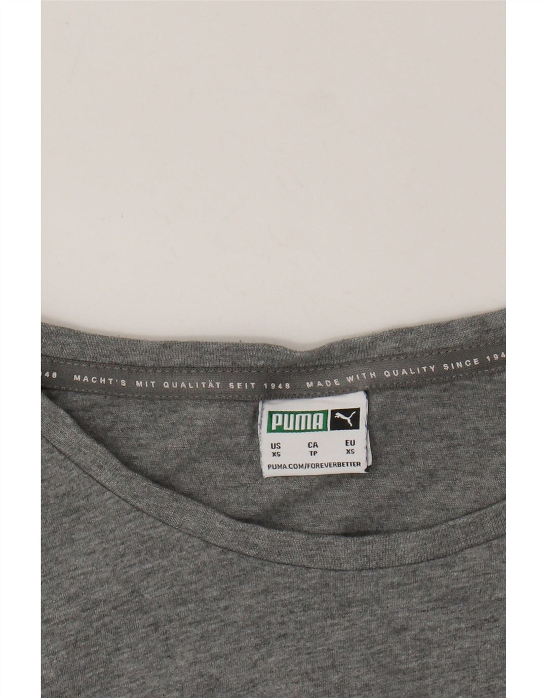 PUMA Camiseta gráfica para hombre Top XS Gris moteado
