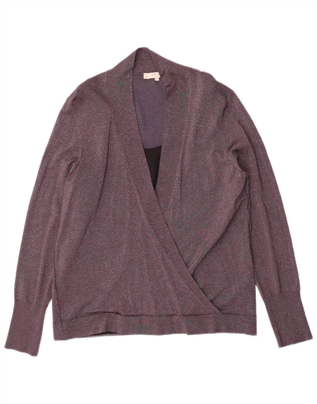 Hobbs Suéter con Cuello en V para Mujer UK 46 Grande Gris