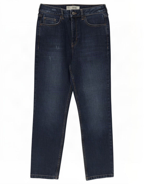 Vaqueros rectos desgastados Orson para mujer de Topshop W28 L25 Algodón azul
