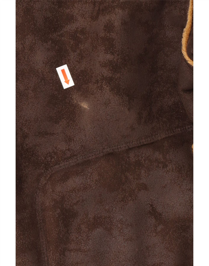 DUCK AND COVER Chaqueta Sherpa para hombre UK 40 Grande Poliéster marrón