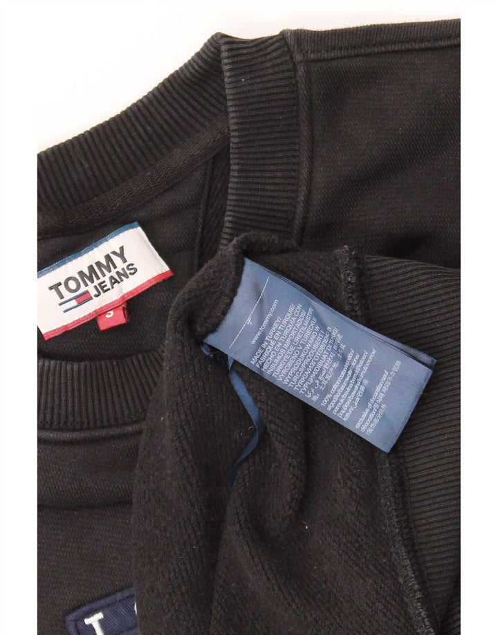 Tommy Hilfiger Sudadera Gráfica para Hombre Jersey Pequeño Algodón Negro