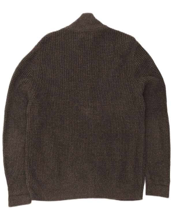 L.L.Bean Suéter tipo cárdigan para hombre Algodón gris medio