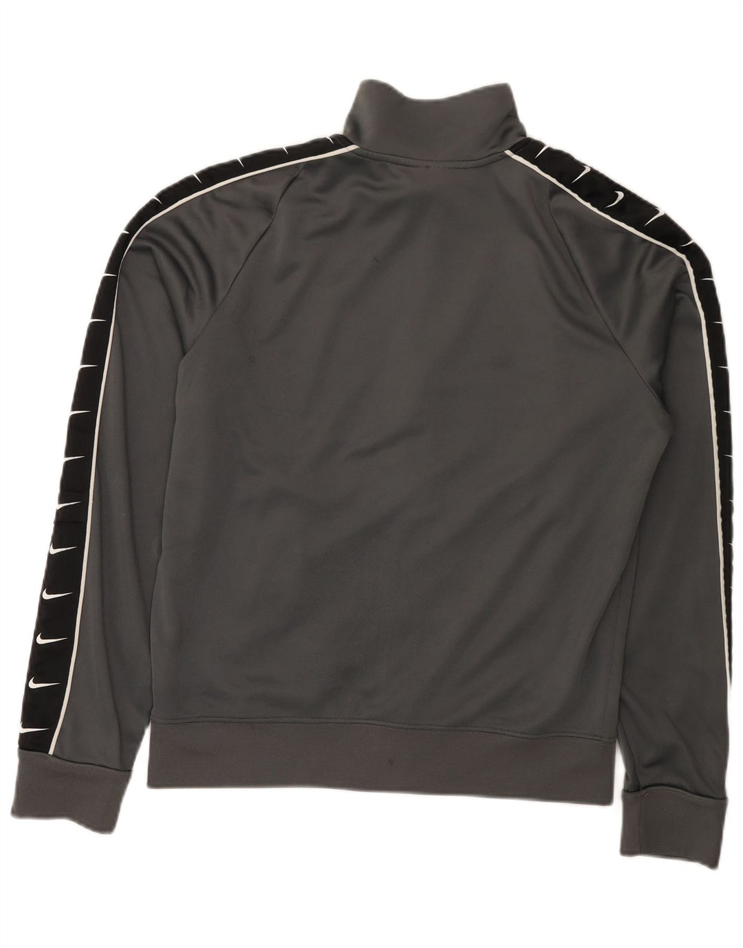 Nike - Chaqueta de chándal con gráfico para hombre, poliéster color block, talla pequeña, gris