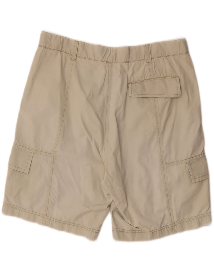 CHAMPION Pantalones cortos cargo para hombre medianos W32 Algodón beige
