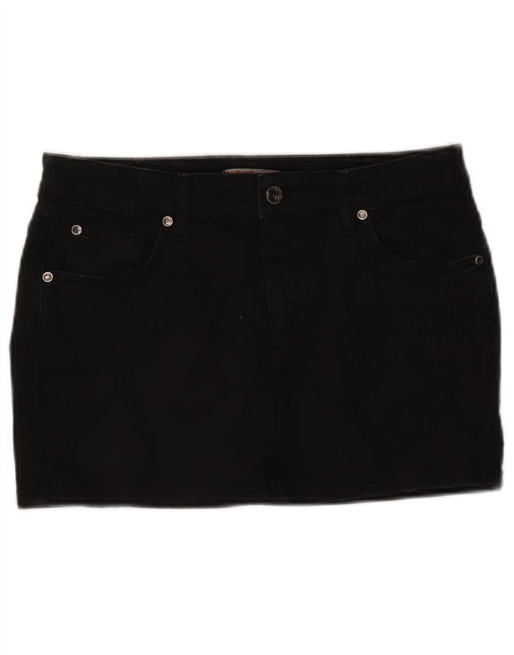 Minifalda Vaquera Liu Jo W28 Mediana De Algodón Negro Mujer