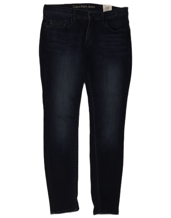 Vaqueros ajustados para mujer Calvin Klein W32 L32 Algodón azul marino