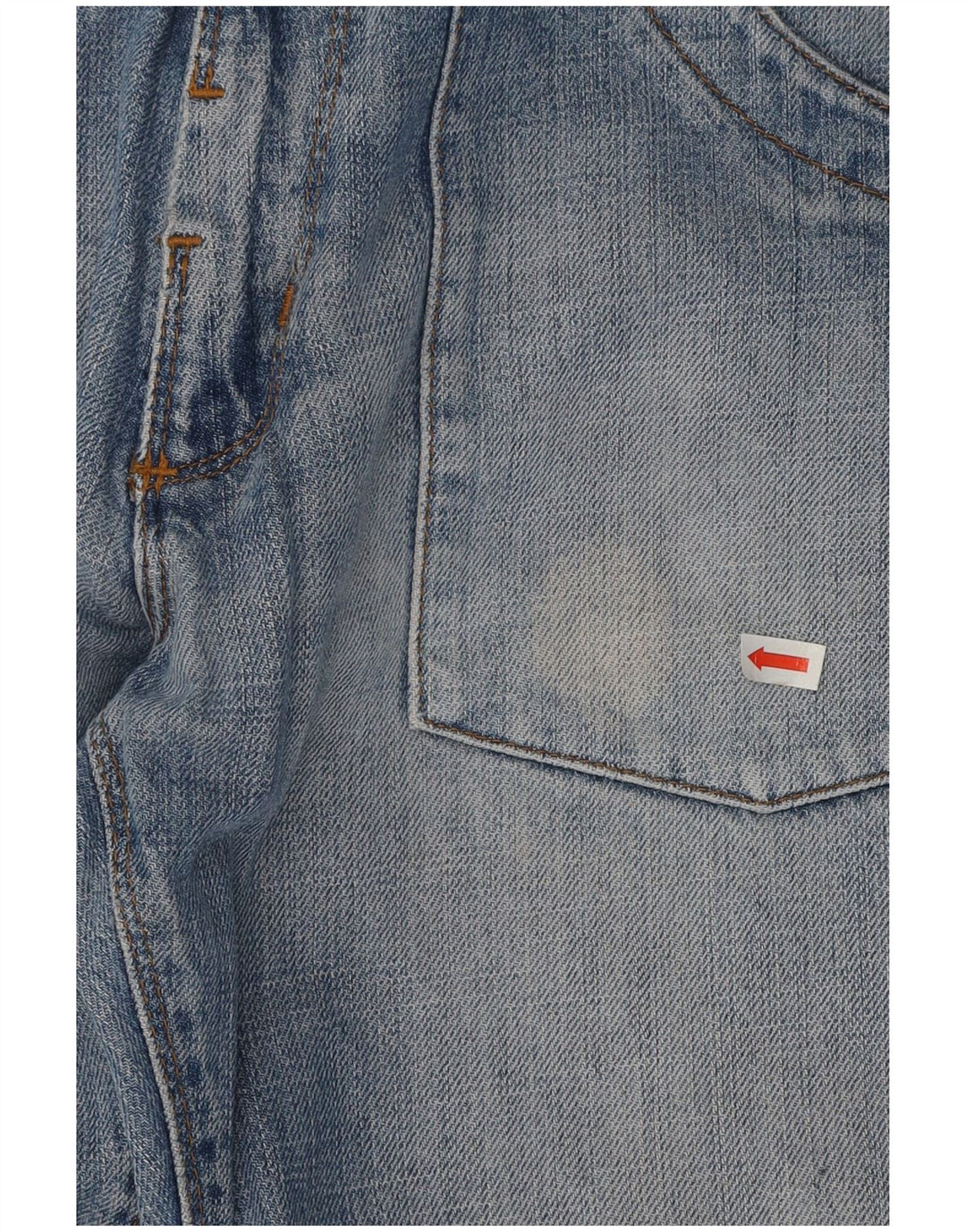 Vaqueros rectos con parche Dillon para hombre Lee W30 L29 Algodón azul