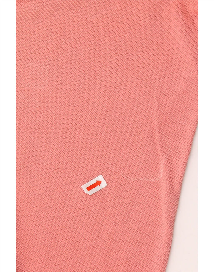 LACOSTE Polo para hombre talla 4 mediano algodón rosa