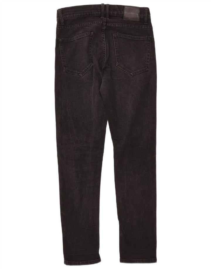 ZARA Vaqueros ajustados para hombre EU 38 Small W30 L31 Negro