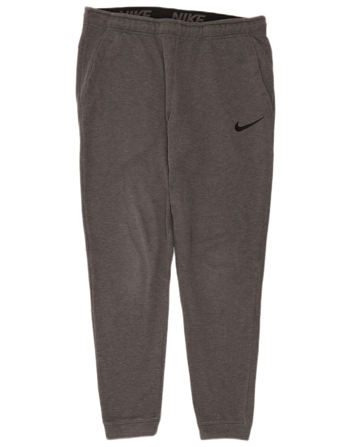 Nike Hombre Dri Fit Chándal Pantalones Joggers Grande Gris Poliéster