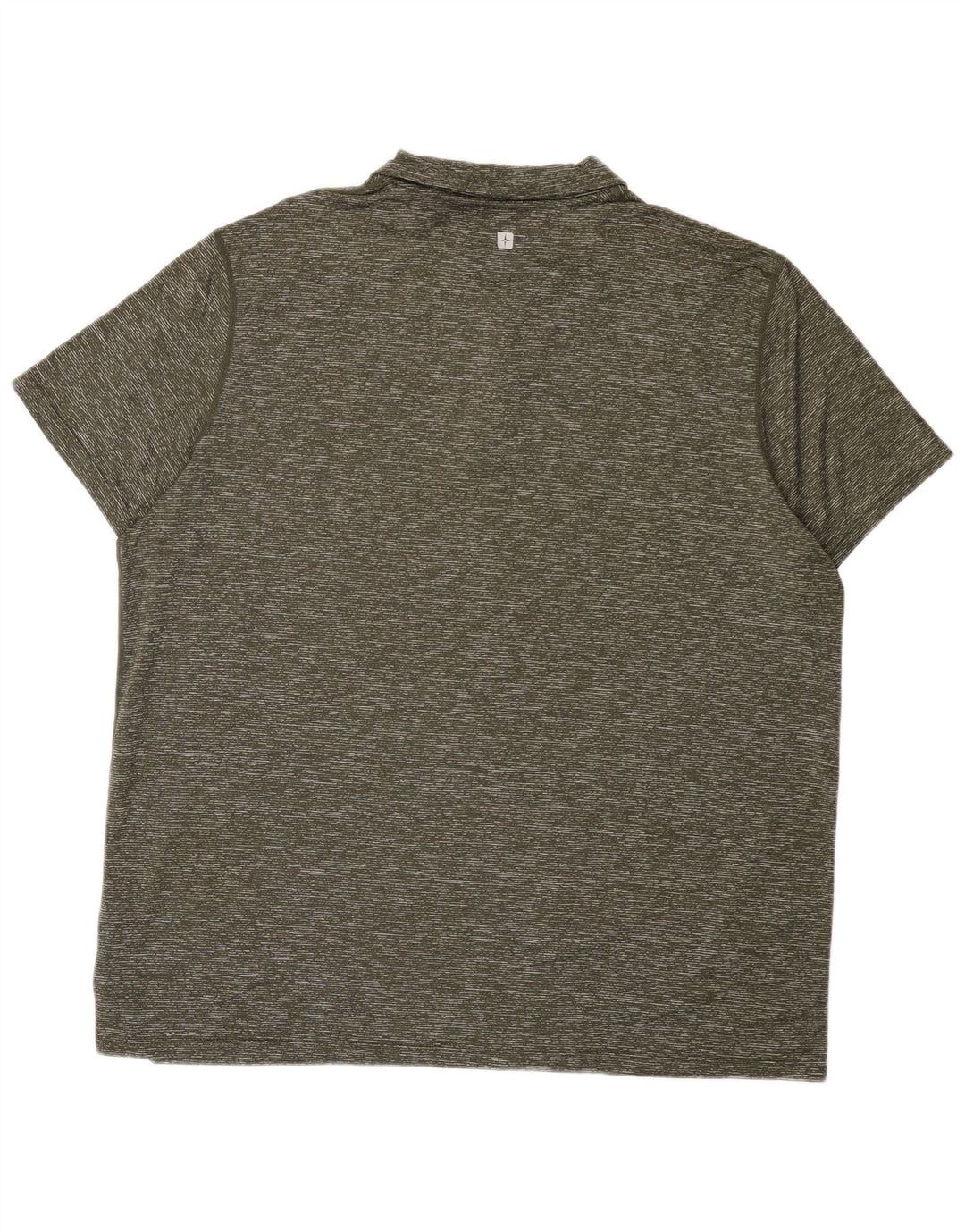 Polo para hombre Mountain Warehouse 2XL Poliamida moteada color caqui