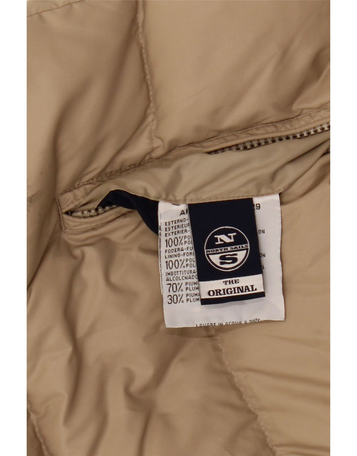 Chaleco acolchado reversible para hombre North Sails UK 40 Large Nylon beige