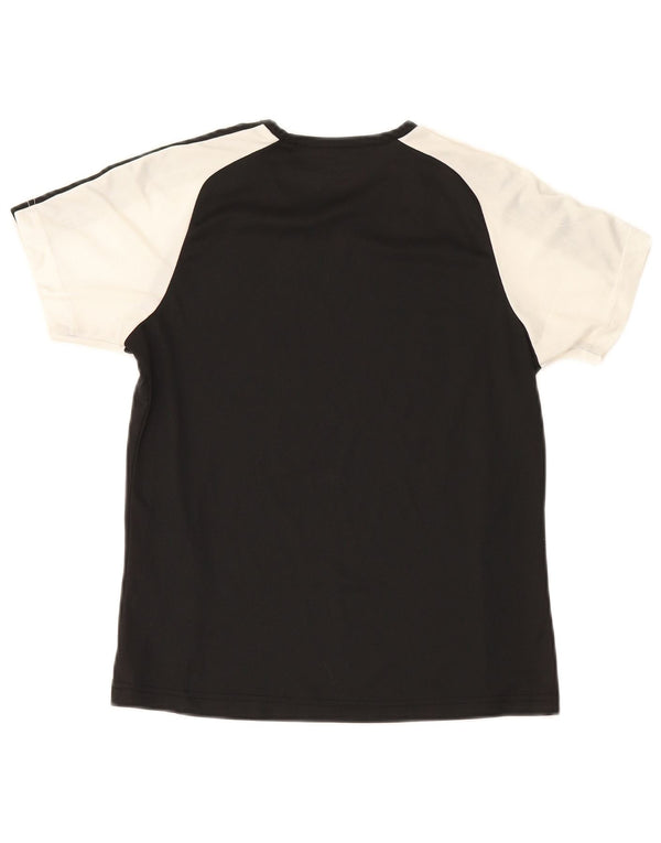 Champion Camiseta para mujer Top UK 40 Mediano Negro Colorblock Poliéster