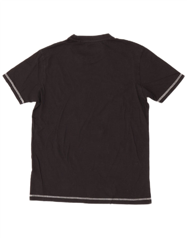 Penguin - Camiseta para hombre, talla mediana, algodón negro