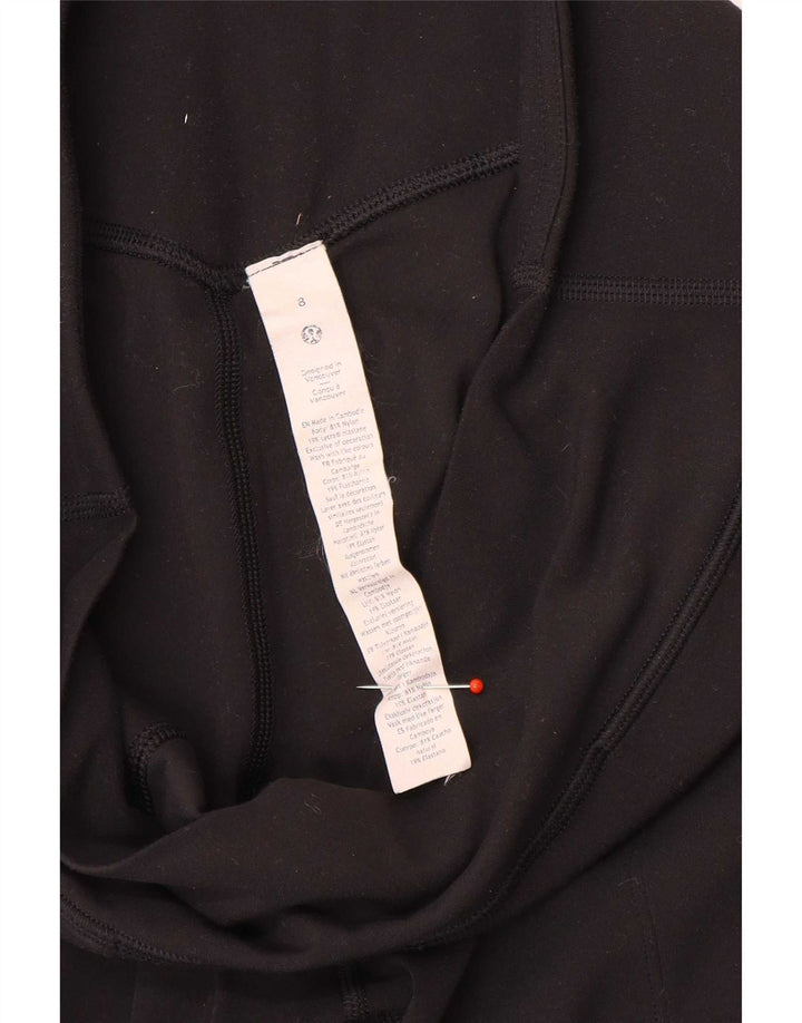 Lululemon Pantalones de chándal para mujer Joggers US 8 mediano negro nailon