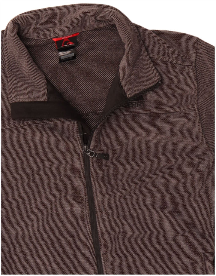 GERRY Chaqueta superior de chándal para hombre Poliéster gris grande