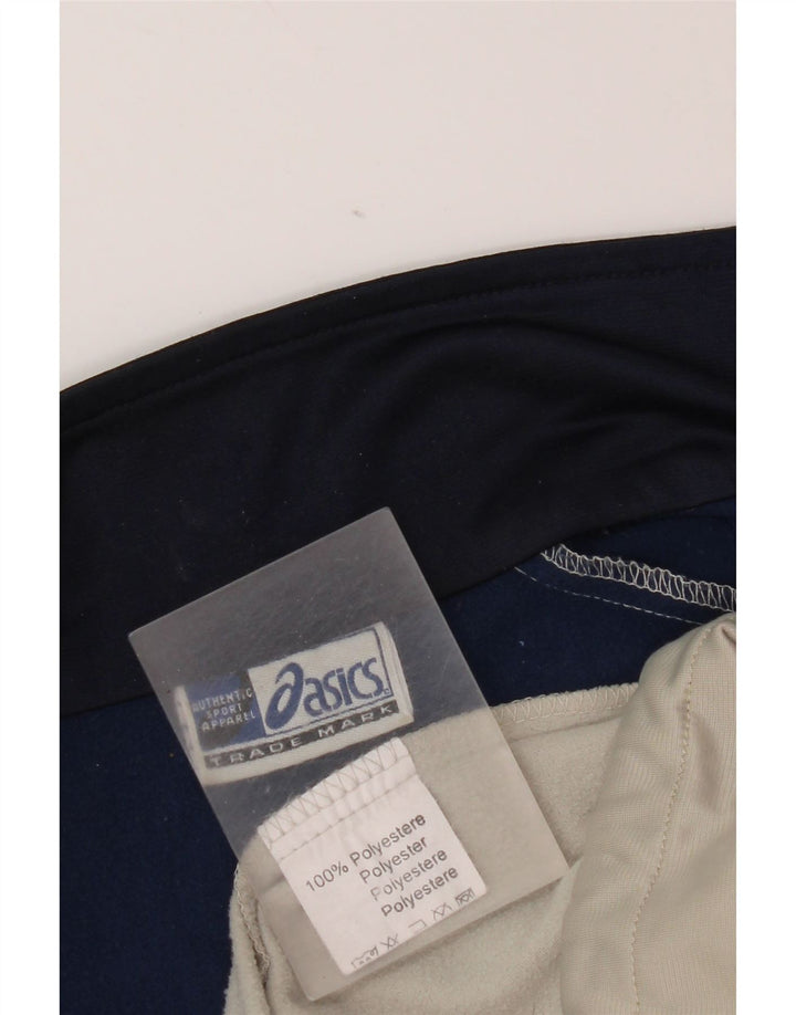 Asics Hombre Chándal Top Jacket Medium Off White Colorblock Poliéster