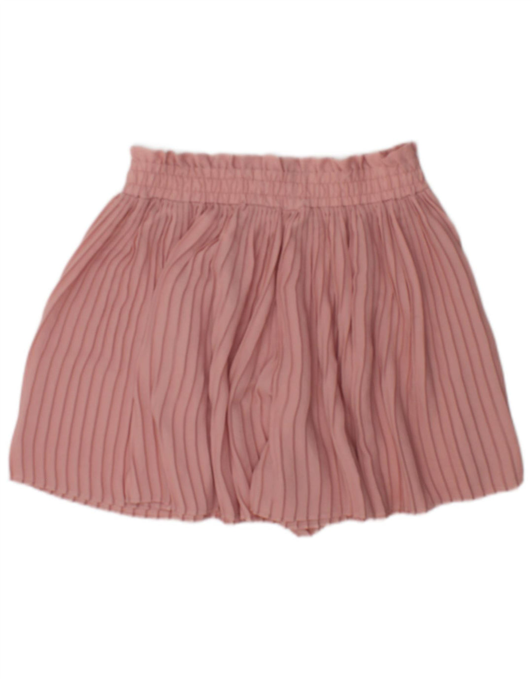 Zara Mujer Cullotes Shorts Medianos W28 Rosa Poliéster
