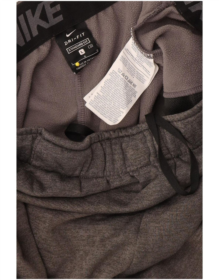 Nike Hombre Dri Fit Standard Chándal Pantalones Joggers Grande Gris Poliéster