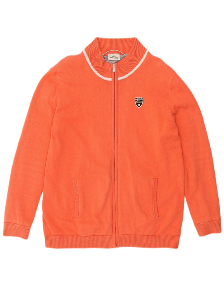 Chaqueta de chándal para mujer Lacoste Talla 46 XL Algodón naranja