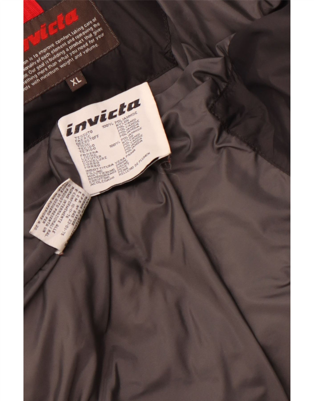 INVICTA Chaqueta acolchada para hombre ES 42 XL Poliamida negra