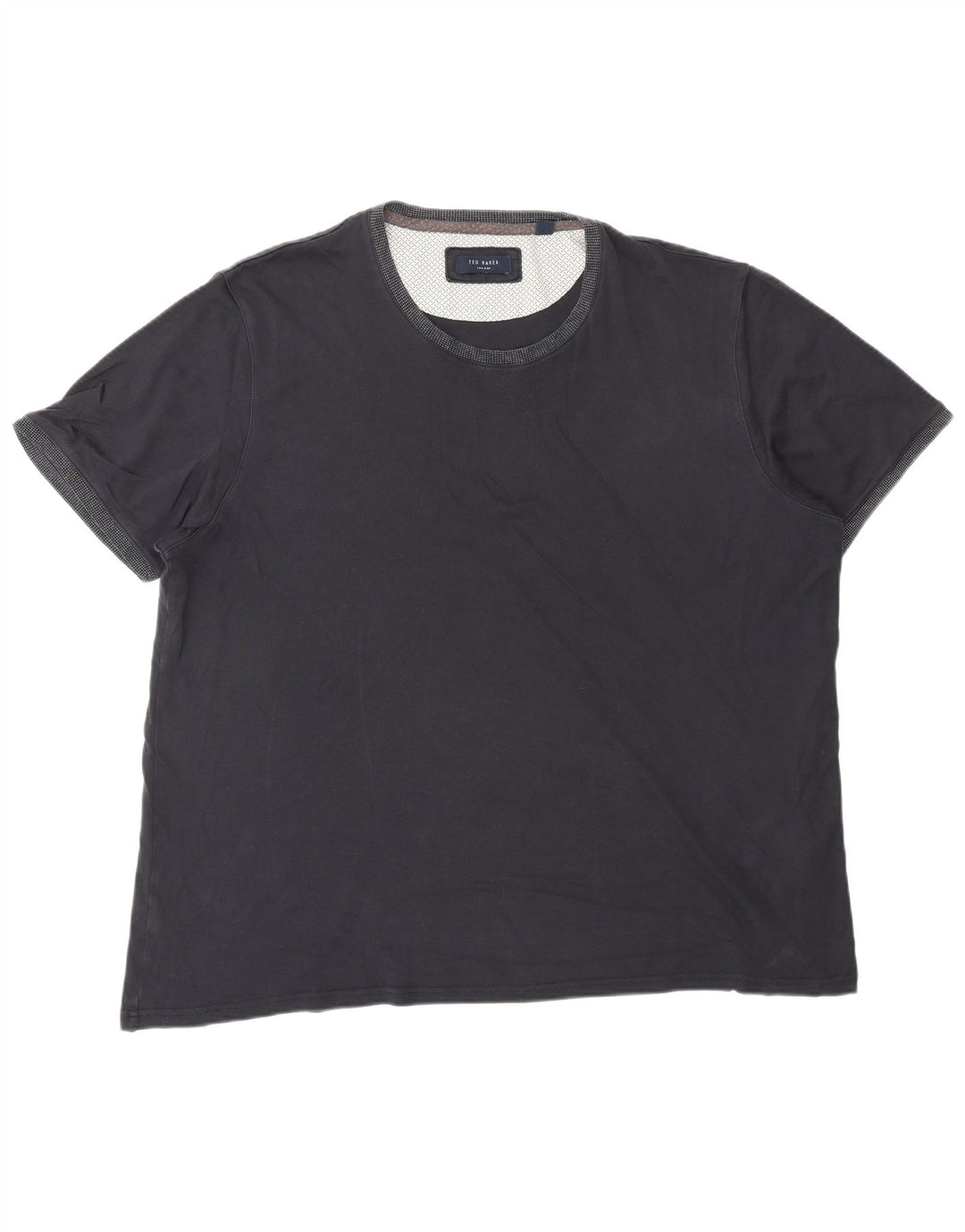 TED BAKER Camiseta para hombre Top 2XL Azul marino Algodón