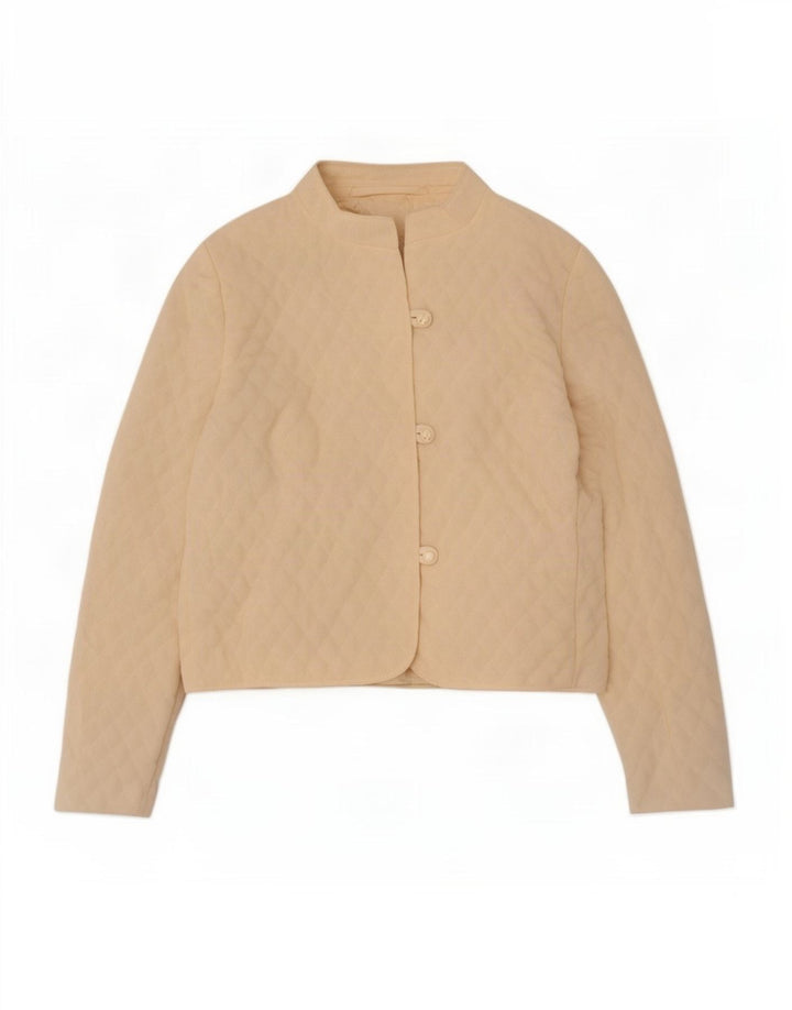 Goldix Chaqueta acolchada para mujer UK 8 Small Off White Poliéster