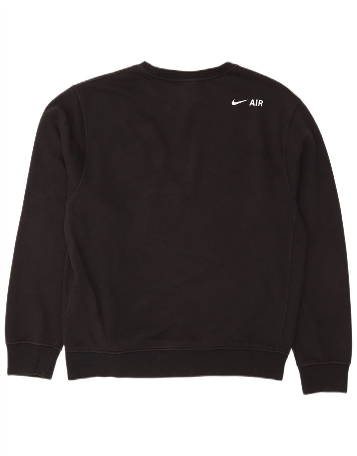 Nike Sudadera con gráfico gráfico tipo jersey de algodón negro mediano para hombre