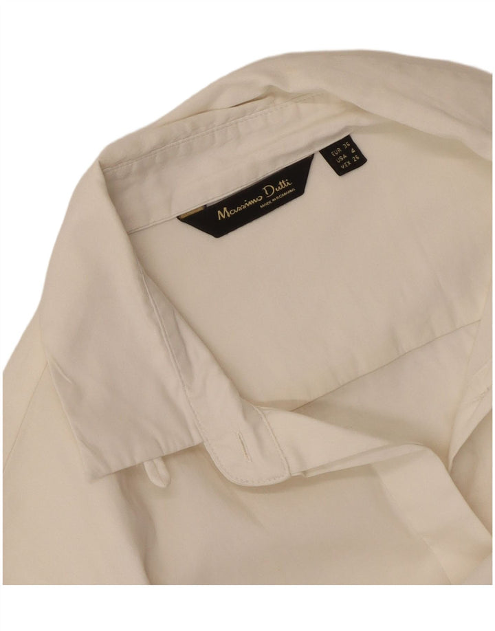 MASSIMO DUTTI Camisa Mujer EU 36 XS Blanco