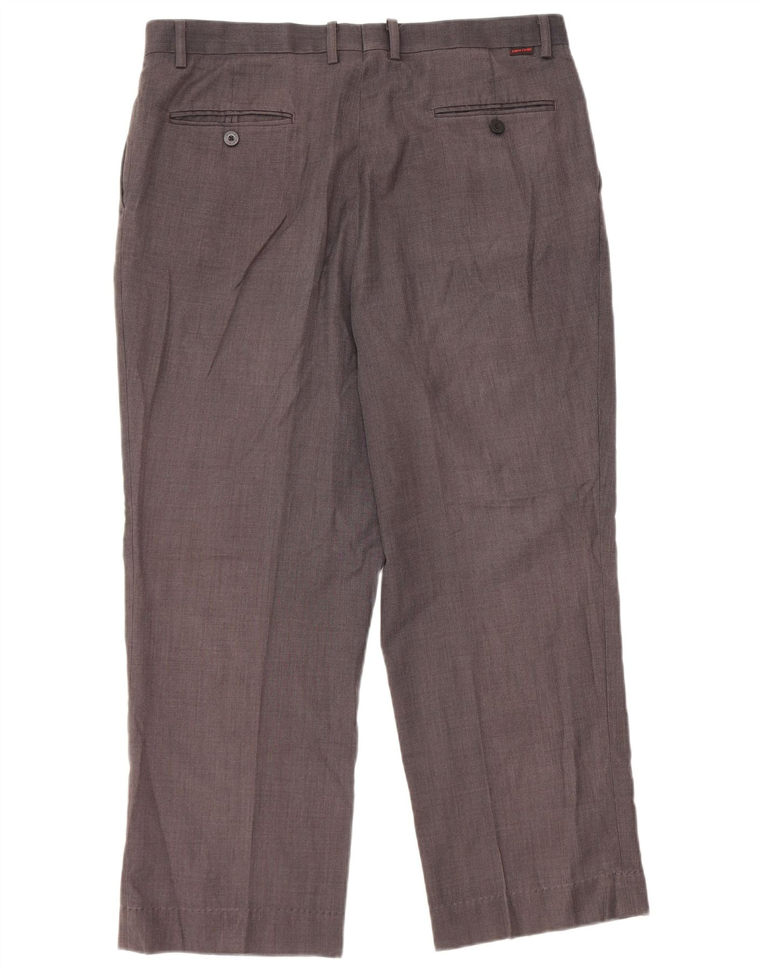PIERRE CARDIN Pantalón chino con pinzas para hombre W36 L26 Gris