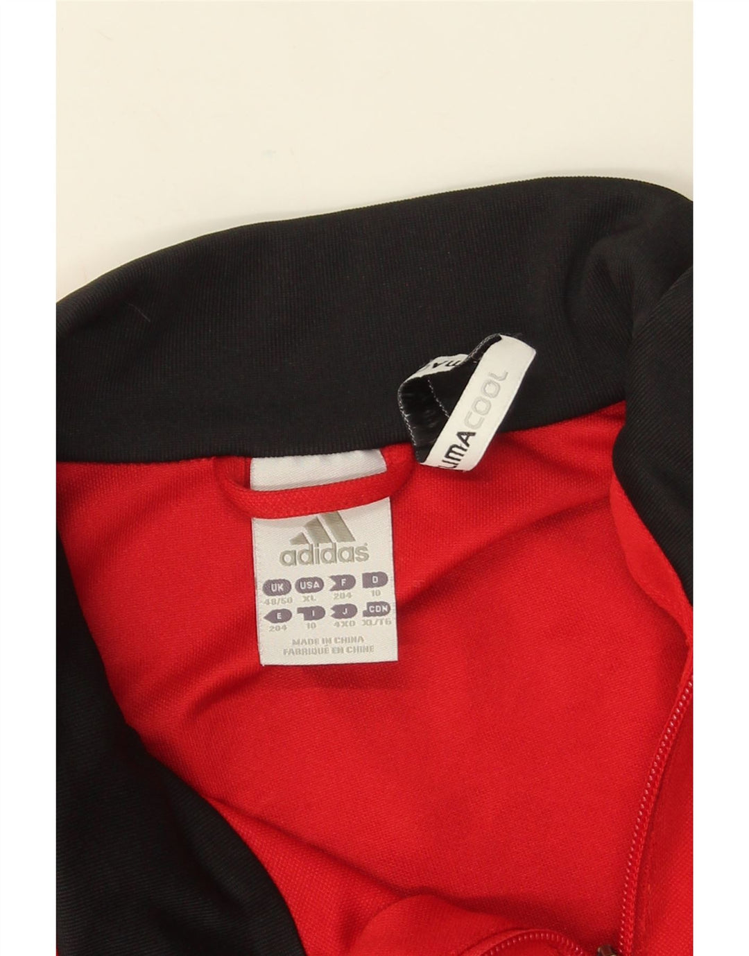 Adidas Mens Climacool Graphic Pullover Chándal Top UK 48/50 XL Rojo