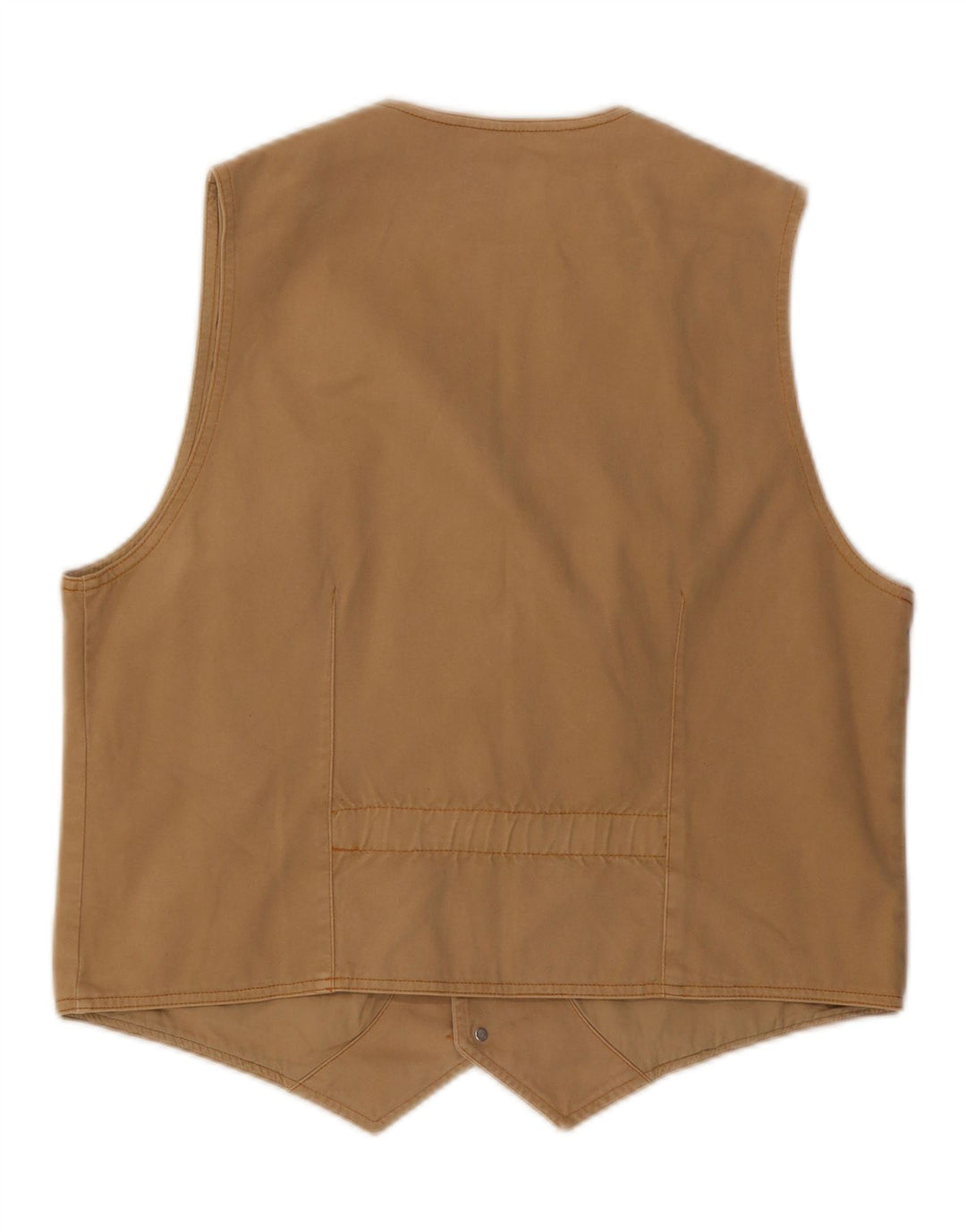 CACHAREL Chaleco Hombre Grande Algodón Beige