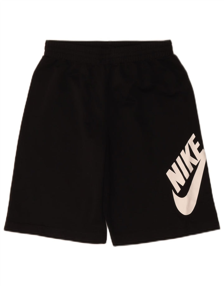 Nike Pantalones cortos deportivos con gráficos para niños 12-13 años Grande Poliéster negro
