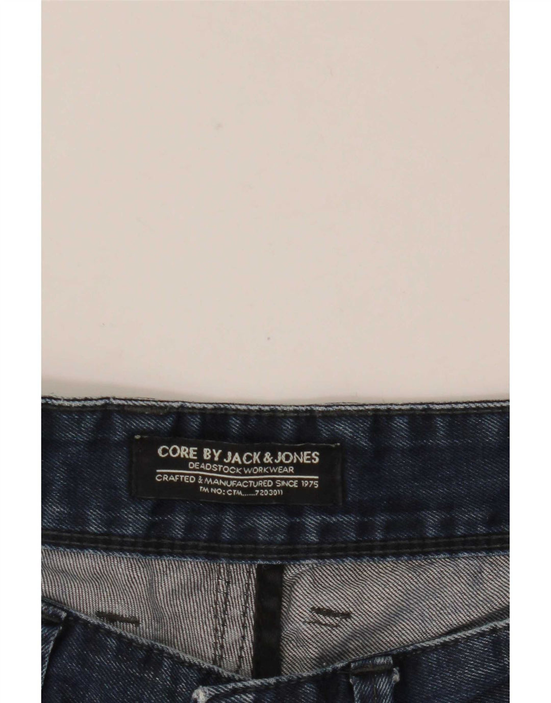 Jack & Jones Hombre Shorts Vaqueros W32 Azul Medio