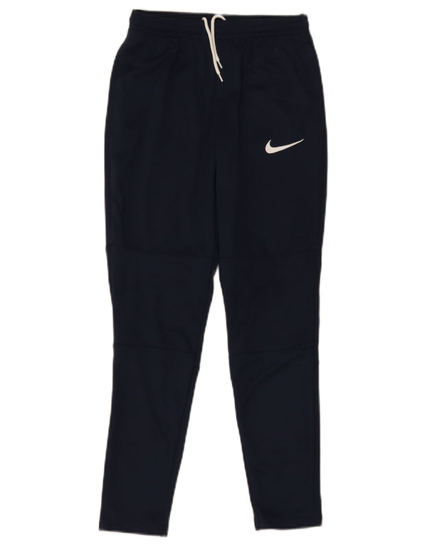 Nike Boys Dri Fit Chándal Pantalones Joggers 10-11 años Mediano Azul Marino