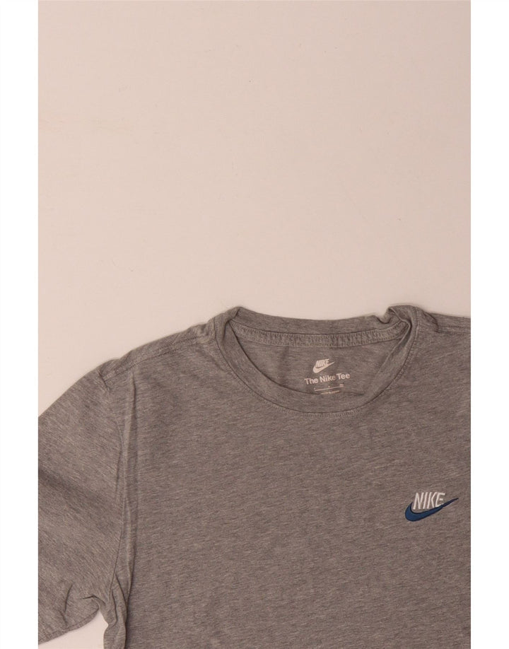 Camiseta NIKE Hombre Top Small Gris Algodón