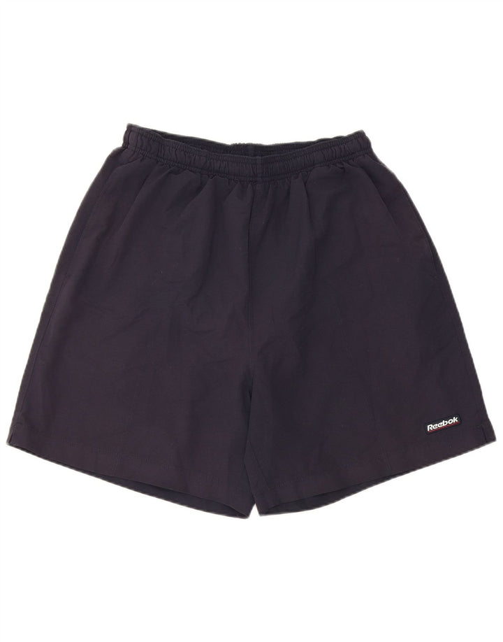 Pantalones cortos deportivos Reebok Hombre Azul marino mediano